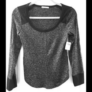 Charlotte Russe long sleeve black shirt Size Small
